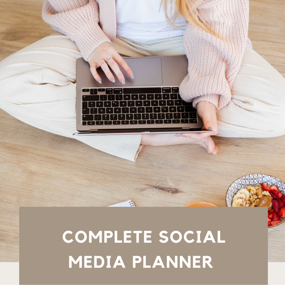 Complete Social Media Planner plr mrr