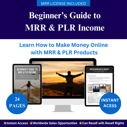 Beginner's Guide to MRR and PLR Income 