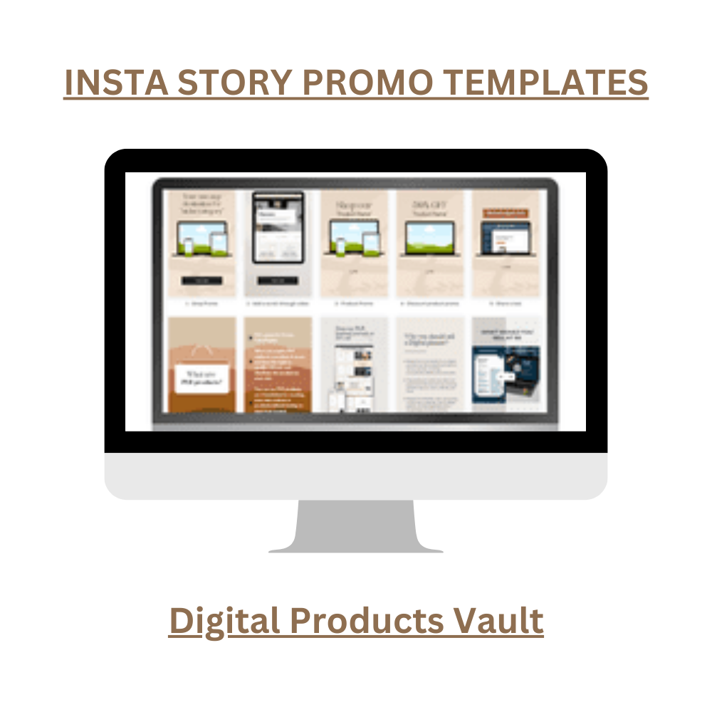 INSTA INSTAGRAM STORY PROMO TEMPLATES mrr plr